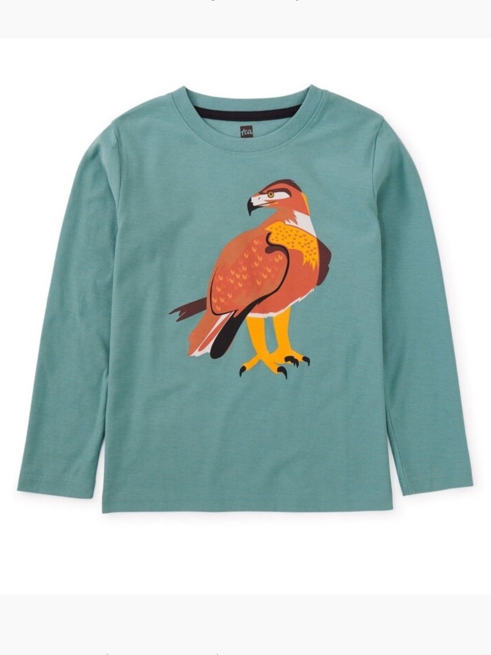 Tea collection Hawk Graphic Tee- Seaspray